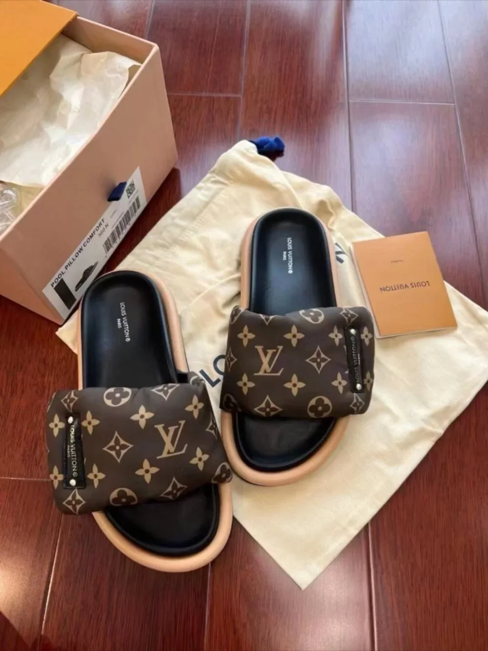Louis Vuitton Pool Pillow Comfort Monogram Slide Sandals